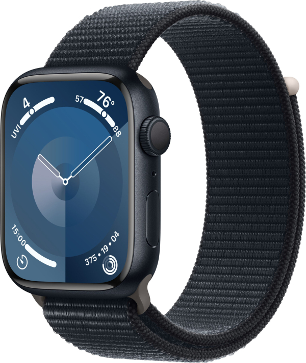 Купить Умные часы Смарт-часы Apple Watch Series 9 45mm Midnight Al Midnight SL GPS MR9C3LW/A